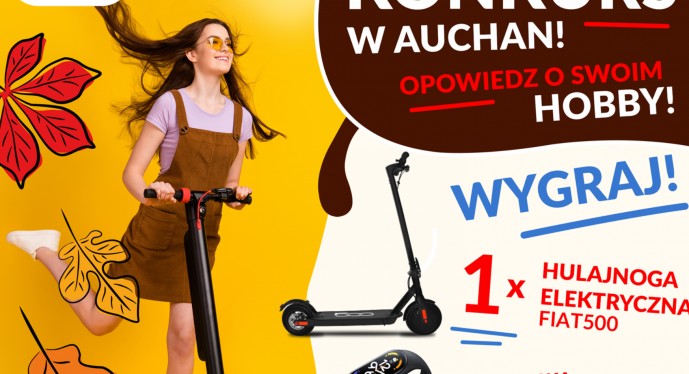 Konkurs Auchan - opowiedz nam o swojej pasji!